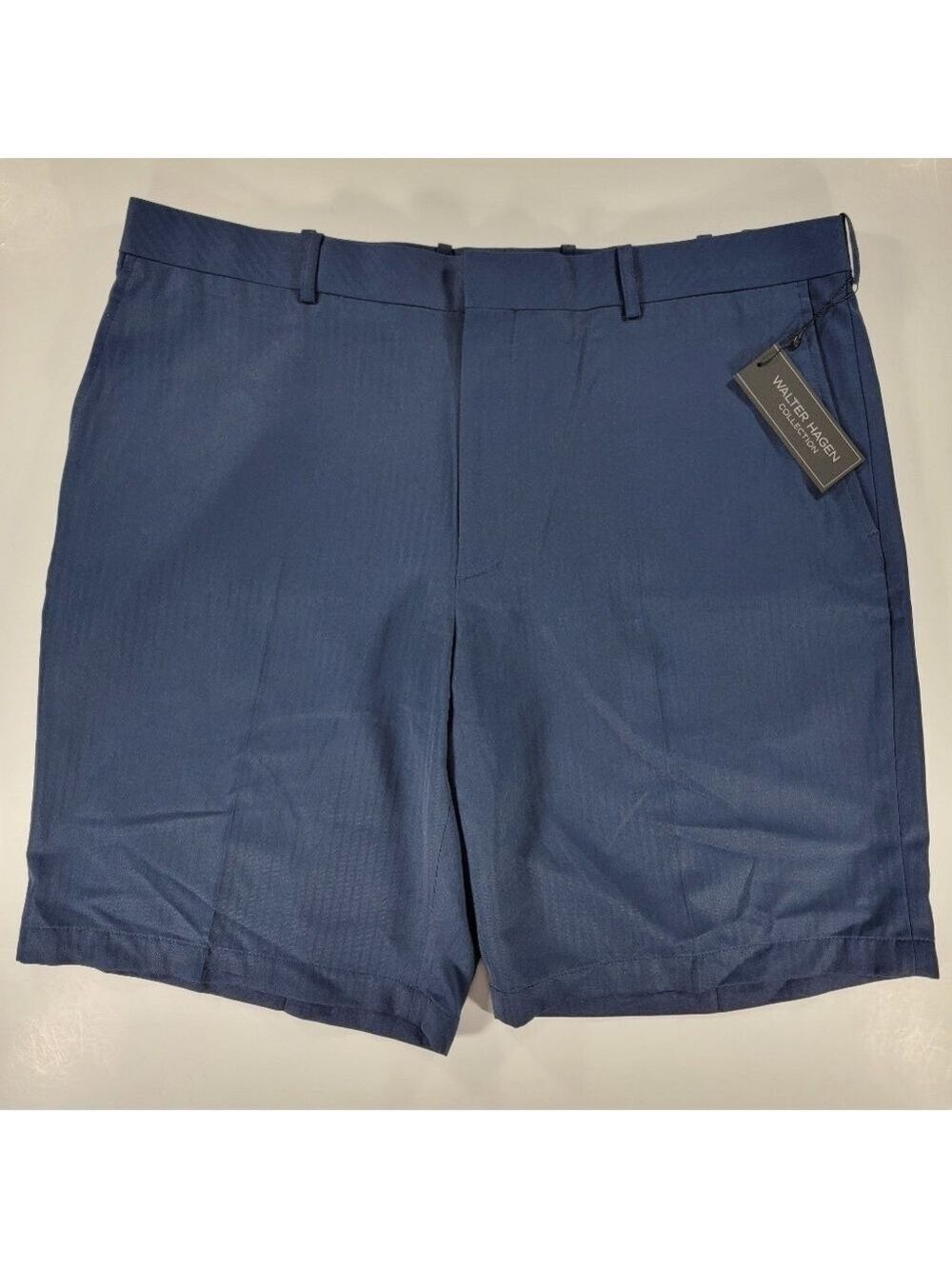 NEW Walter Hagen Collection Golf Shorts 9.5" Navy Blue Herringbone Men's 40 NWT